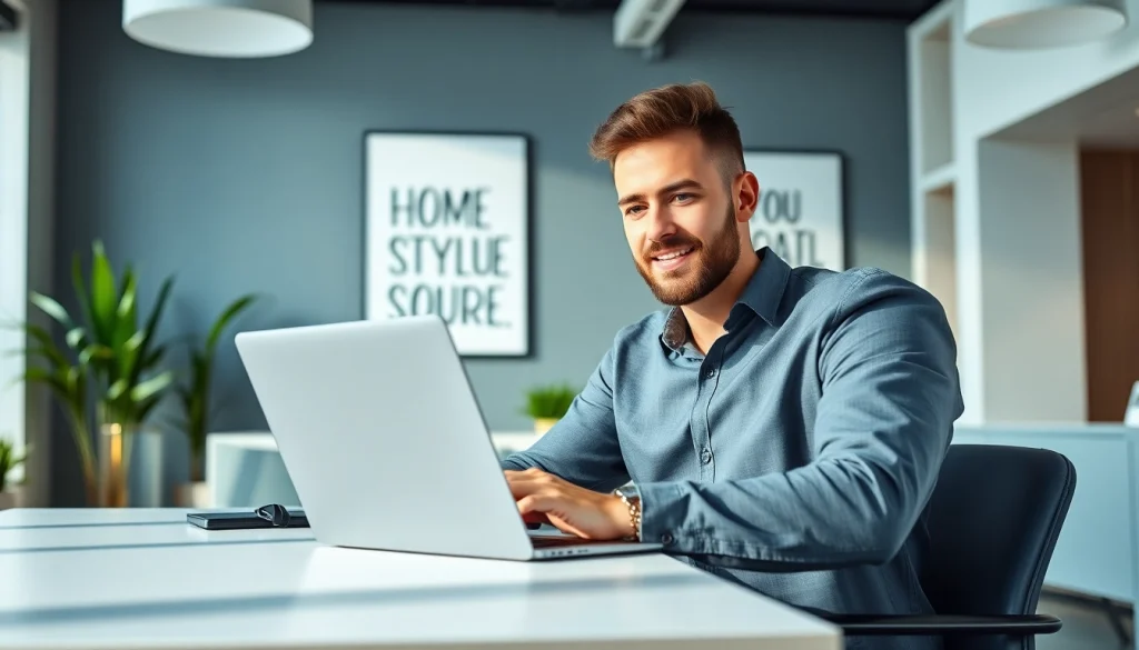 Engaging scene of a young adult influencer representing the BasedChadHQ official site