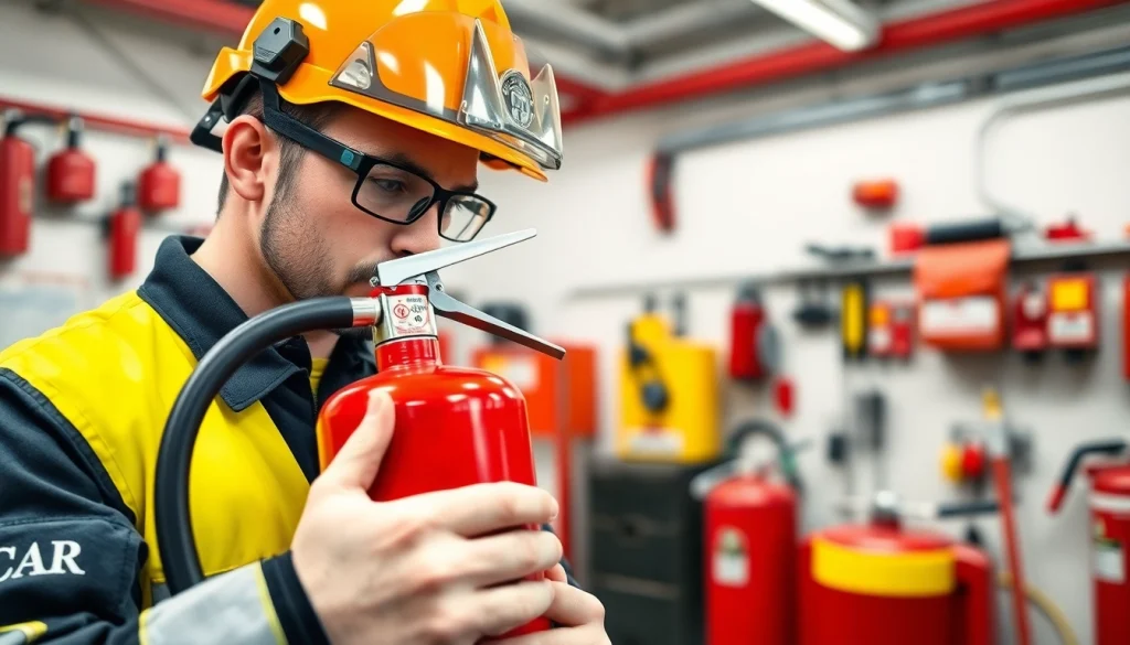 Ensure compliance with fire extinguisher servicing Lichfield by a qualified technician.
