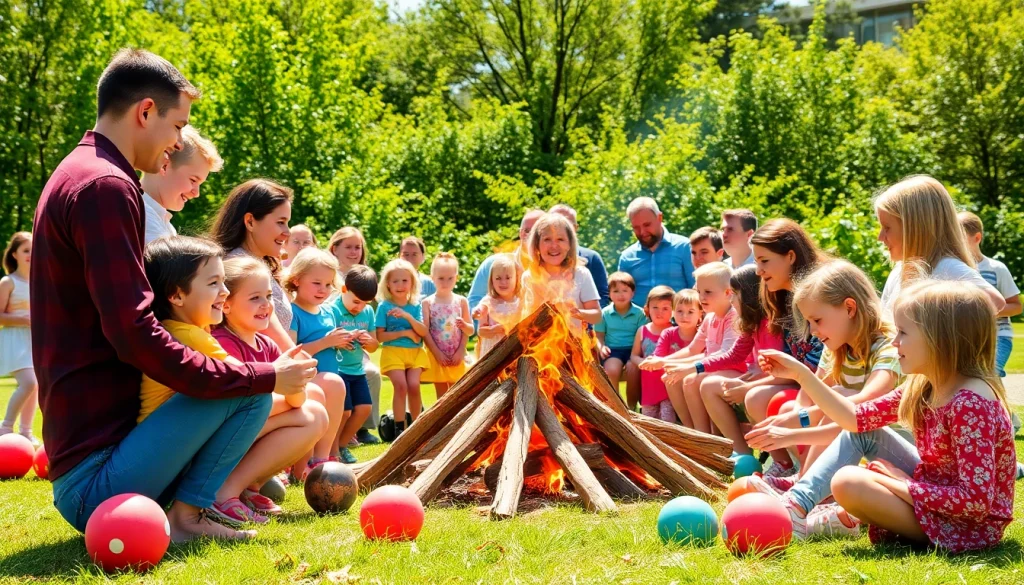 Experience the vibrant atmosphere of a wildfire event perth featuring families enjoying outdoor activities.